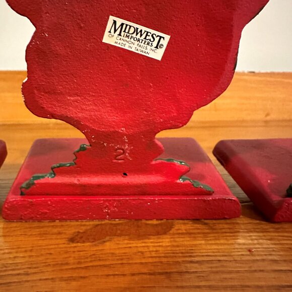 Vintage Midwest of Cannon Falls SANTA Christmas Stocking Holders X 3 - Picture 11 of 12